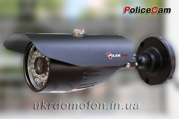 внешний вид камеры видеонаблюдения PoliceCam PC430 видеонаблюдения для улицы качественная камера видеонаблюдения PoliceCam PC-430 фото
