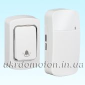 Безбатарейная система вызова персонала / Беспроводной дверной звонок RECS DB-10 White