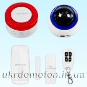 Комплект охранной сигнализации PoliceCam WIFI Smart Siren с WiFi видеокамерой IPC-618