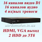 Видеорегистратор 16 каналов PoliceCam DVR-7616B