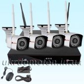 Комплект IP WIFI видеонаблюдения NVK-6604B-WIFI-KIT